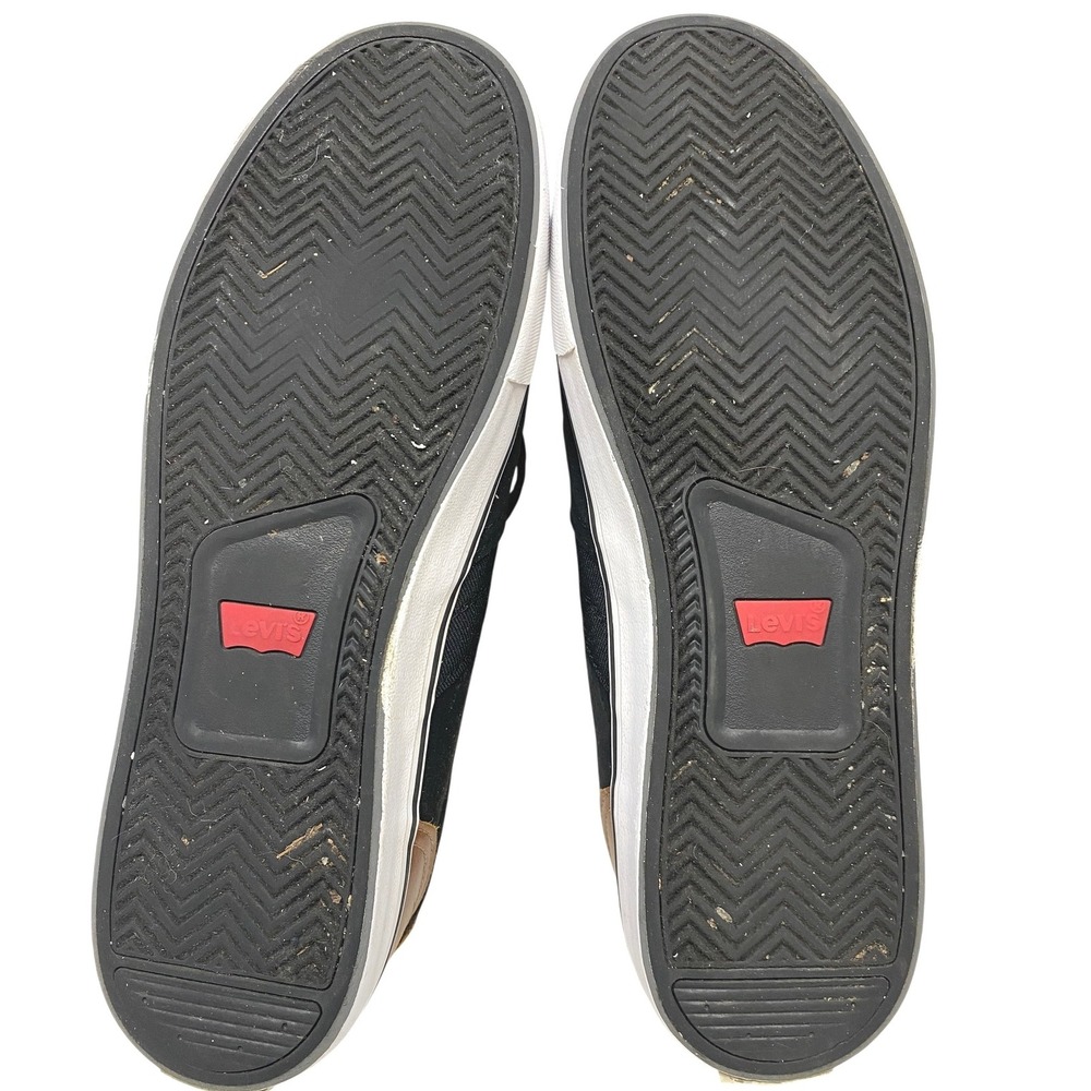 Levis Mens Black Casual Sneakers Synthetic Upper Size 13 - Picture 6 of 10